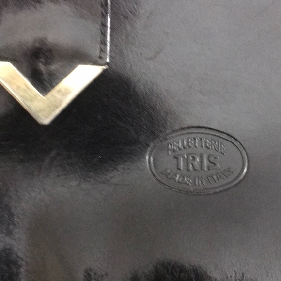 Pelletterie Tris handbag. Leather. Made in Italy. - Picture 2 of 4